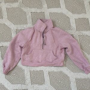 Pink Lululemon Scuba cropped in great condition